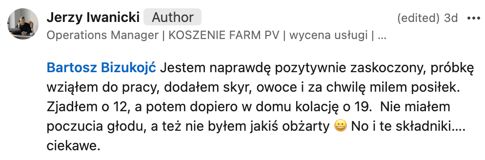 Komentarz 1 pod postem: Jerzy Iwanicki